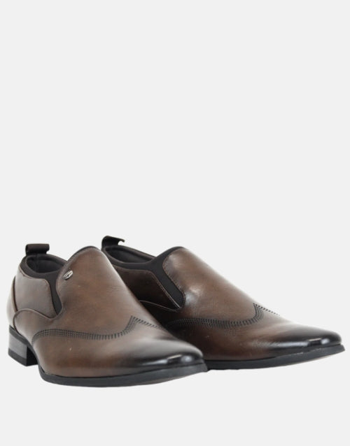 GINO PAOLI Brown Lloyd Slip On