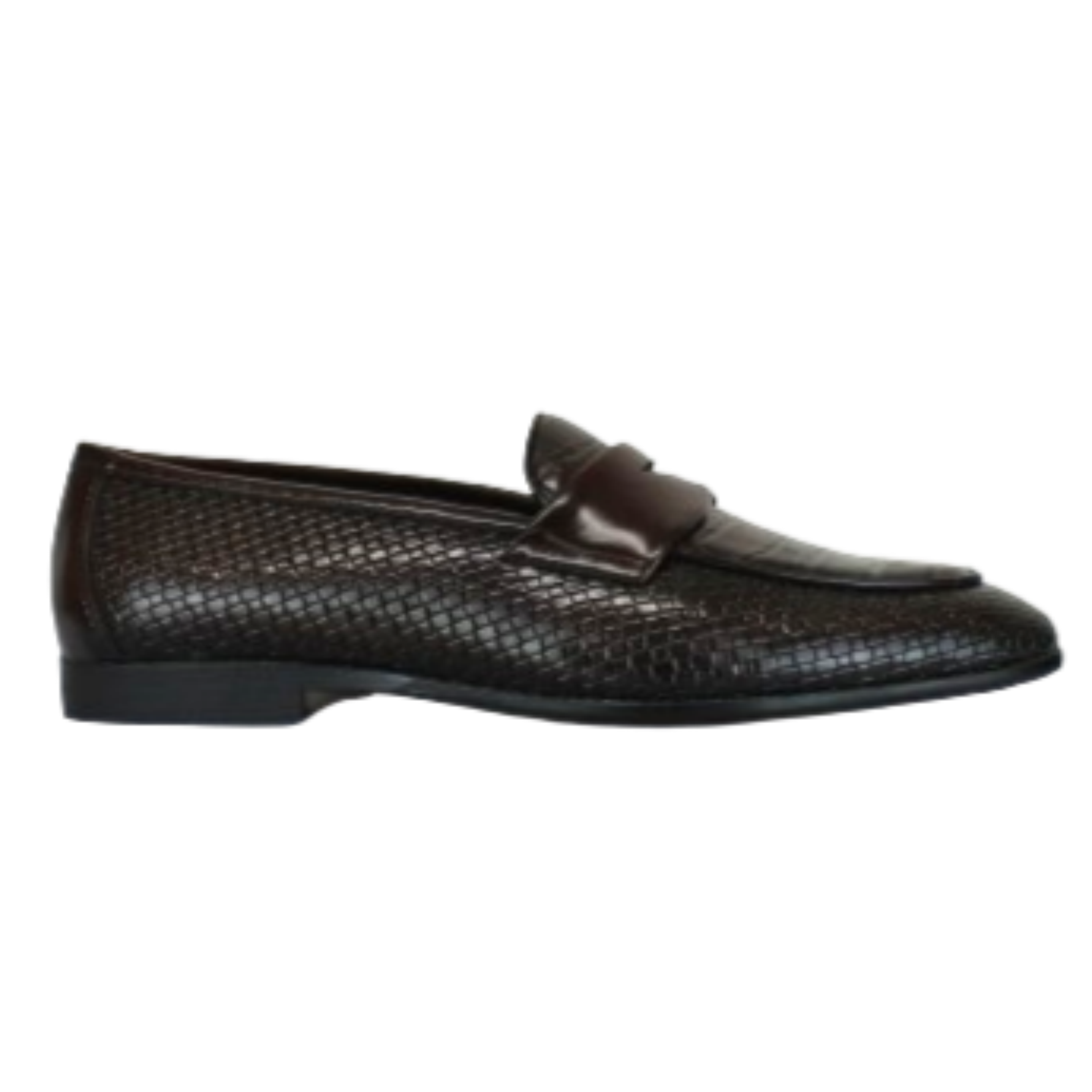 P CROUCH & CO Ox Blood Brown Croc