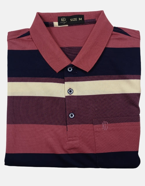 KG Pink Stripe Golfer