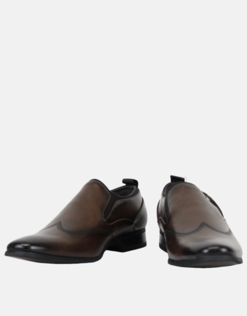 GINO PAOLI Brown Lloyd Slip On