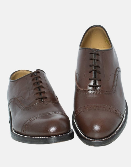 Crockett & Jones Leather Buffcalf Teak