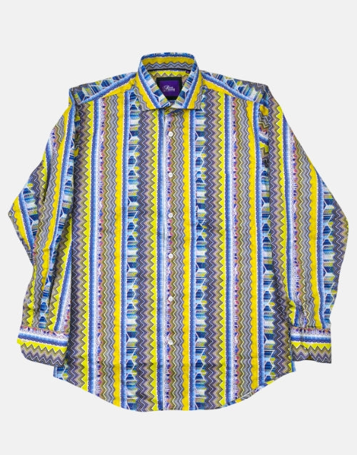 ROSSINI LS Traditional Pattern Shirt