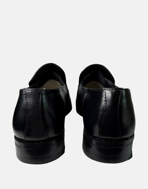 Barker Arthur Black Glace Kid Moccasin