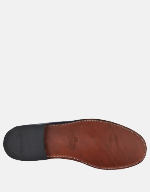 Sebago Leather Bass Frank Black Mocassin