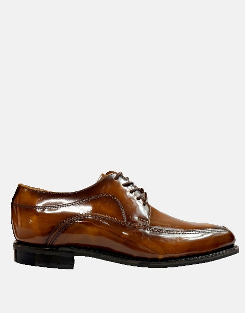 Bishop Leather Ivywood Hi-Shine Tan Shoe