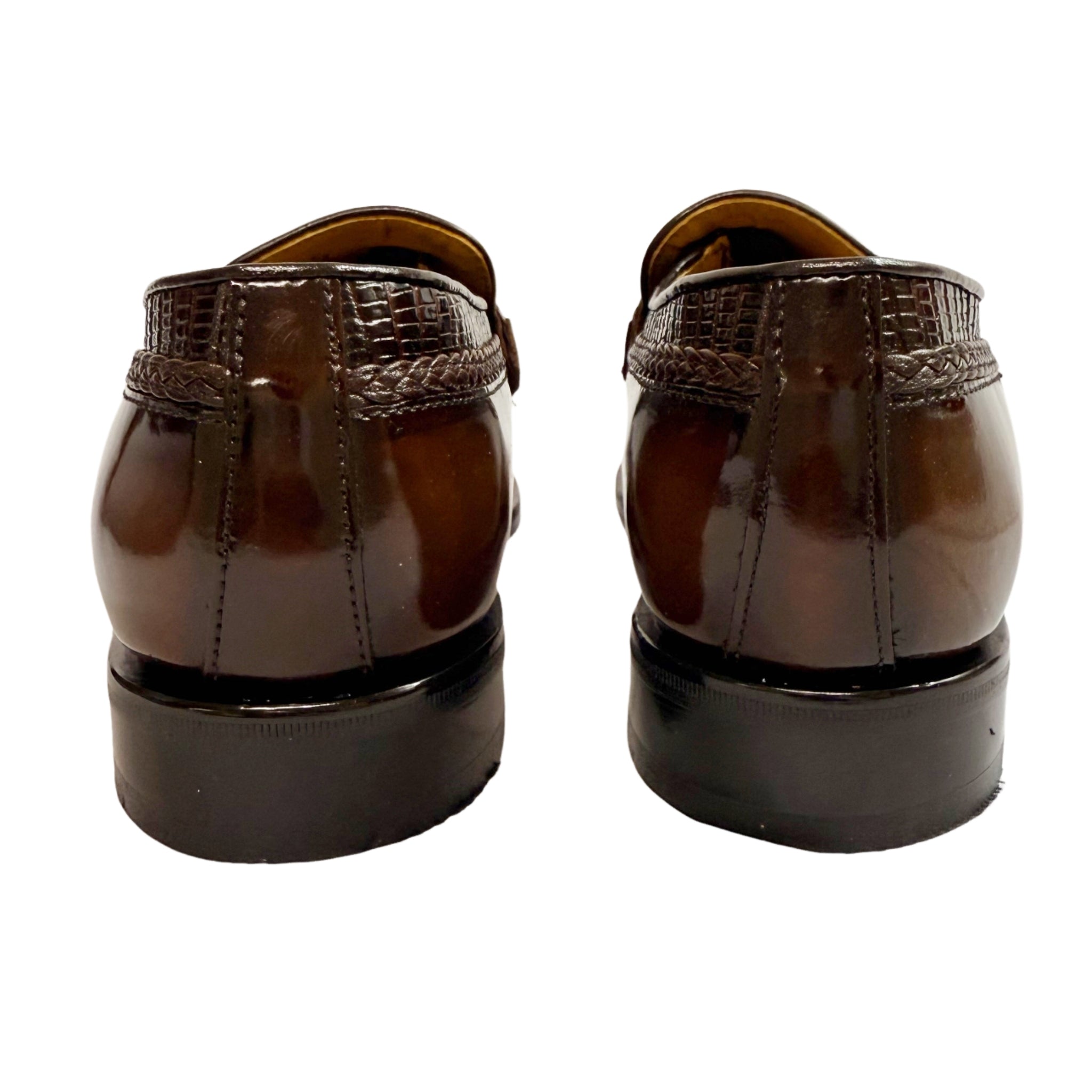 Saxone of Scotland Leather Walnut Moccasin