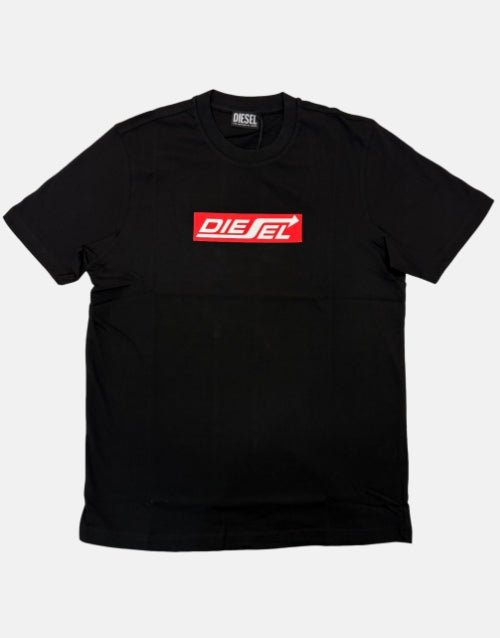 Diesel Bold Black Logo T-Shirt