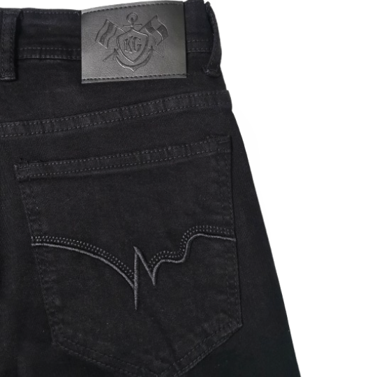KG Classic Slim Black Jeans