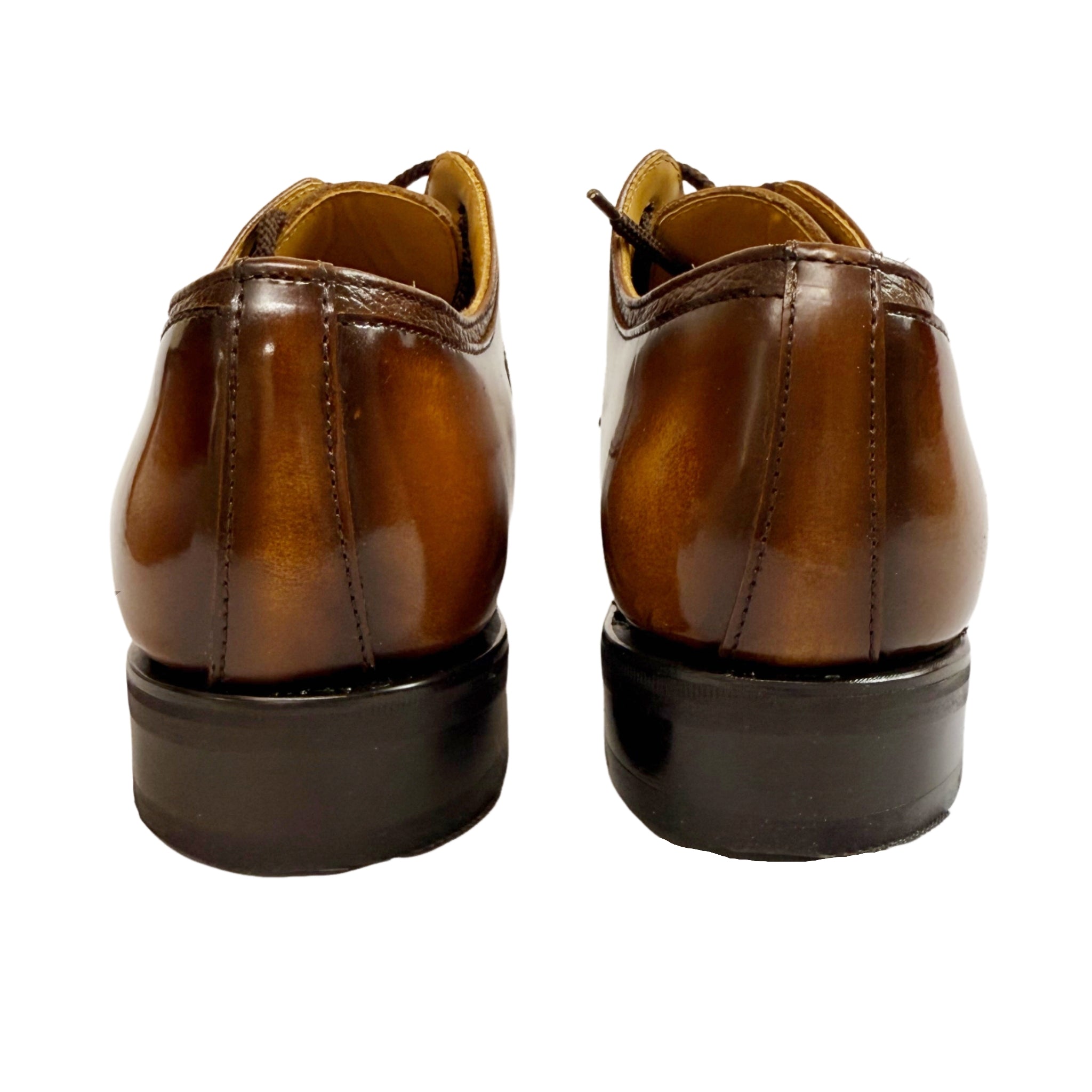 Saxone of Scotland Leather Ivywood Tan Shoe