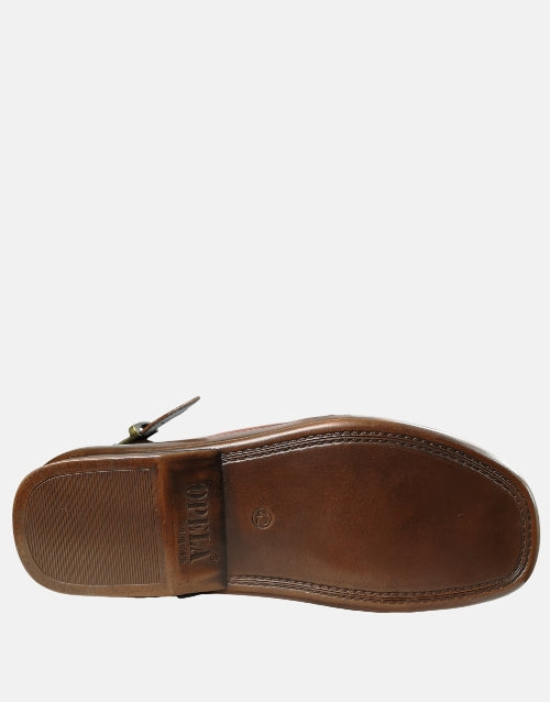Opela Shaka Cognac Leather Sandals