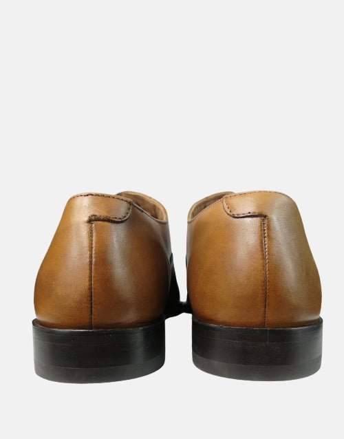 Hush Puppies Wakely Dark Tan Leather