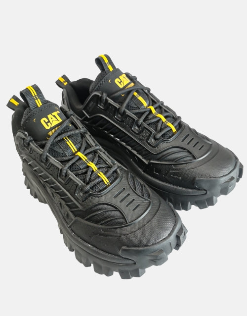 Caterpillar Intruder Mecha Black Shoes