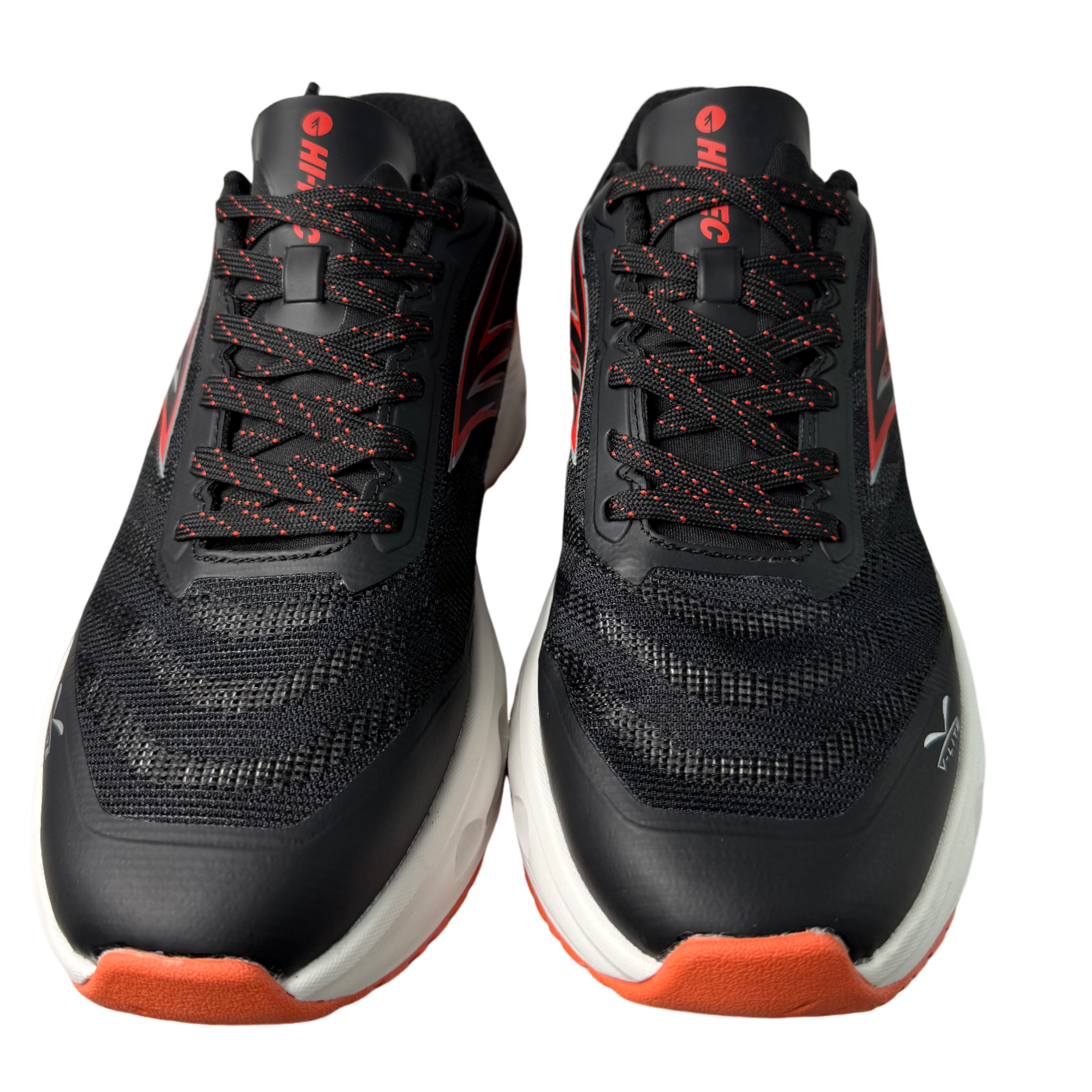 Hi‑Tec Stelio Black/Orange Trainer Sneaker