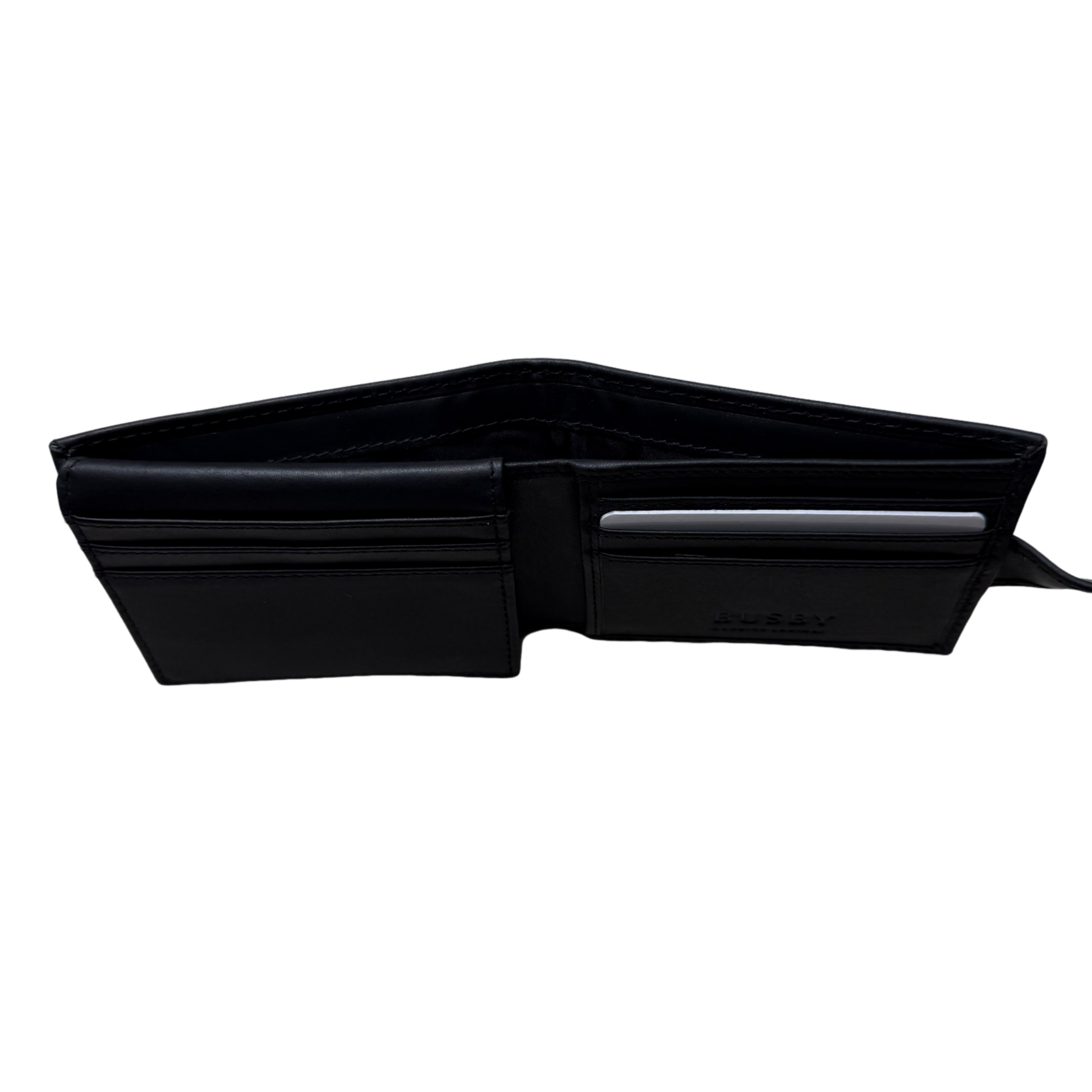 Busby Genuine Leather Black Wallet