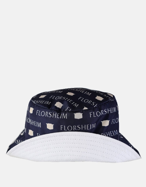 Florsheim Reversible White Sporty Bucket Hat