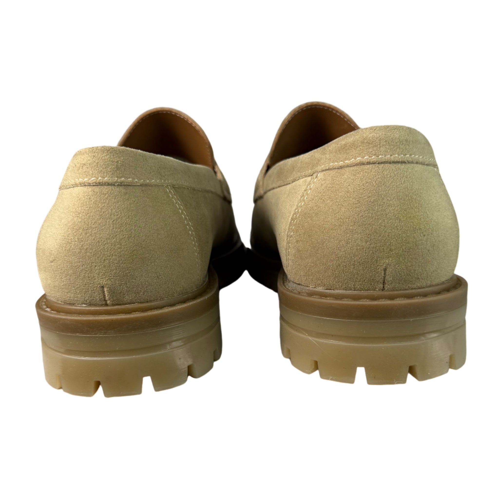 Filo Taupe Suede Tassel Moccasin