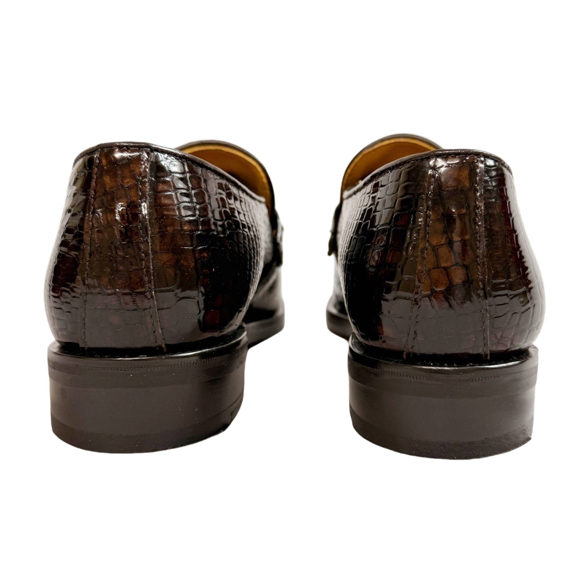 Saxone of Scotland Leather Choc Moccasin