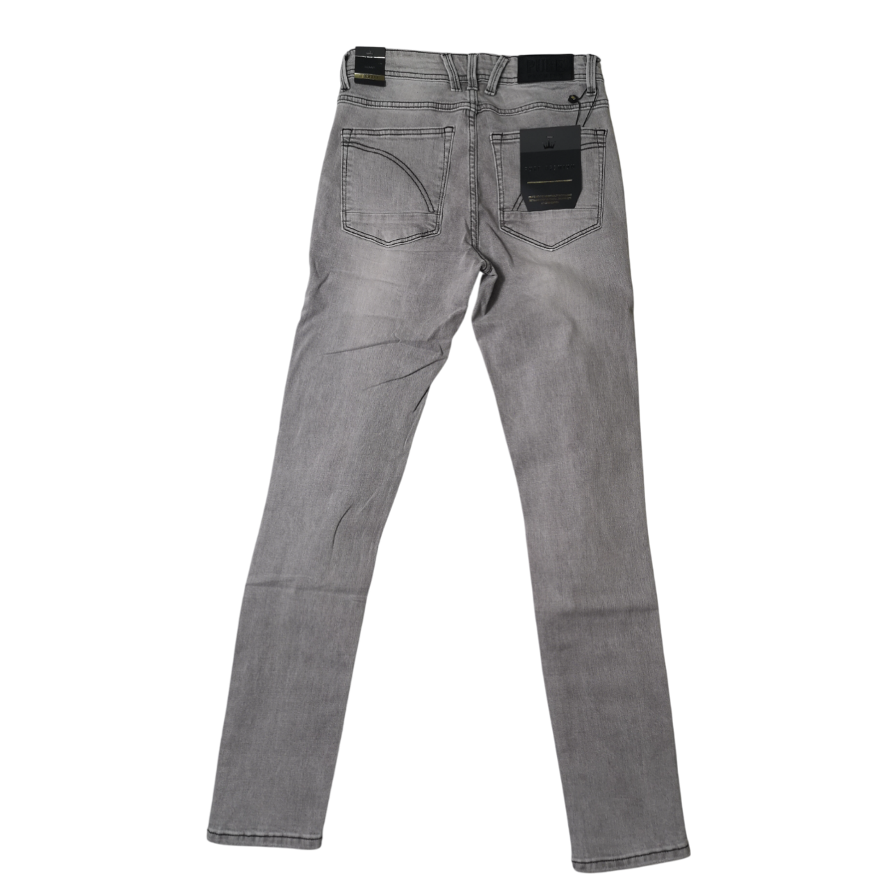 Pure Premium Diablo Grey Skinny Denim Jean