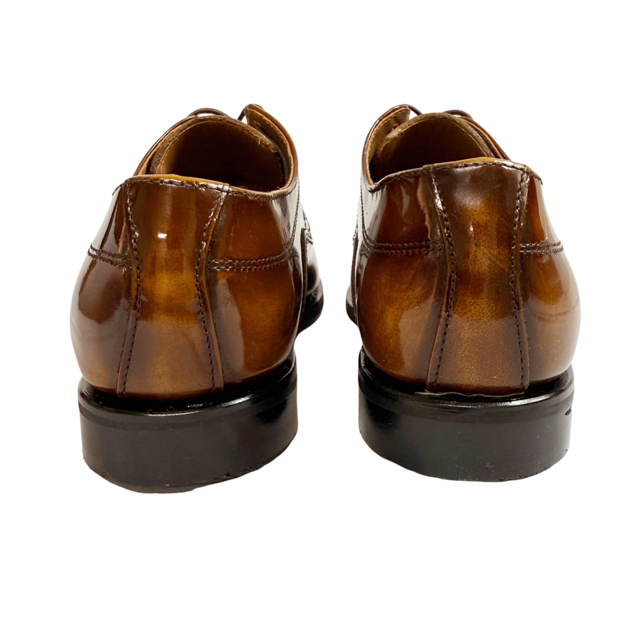 Bishop Leather Ivywood Hi-Shine Tan Shoe