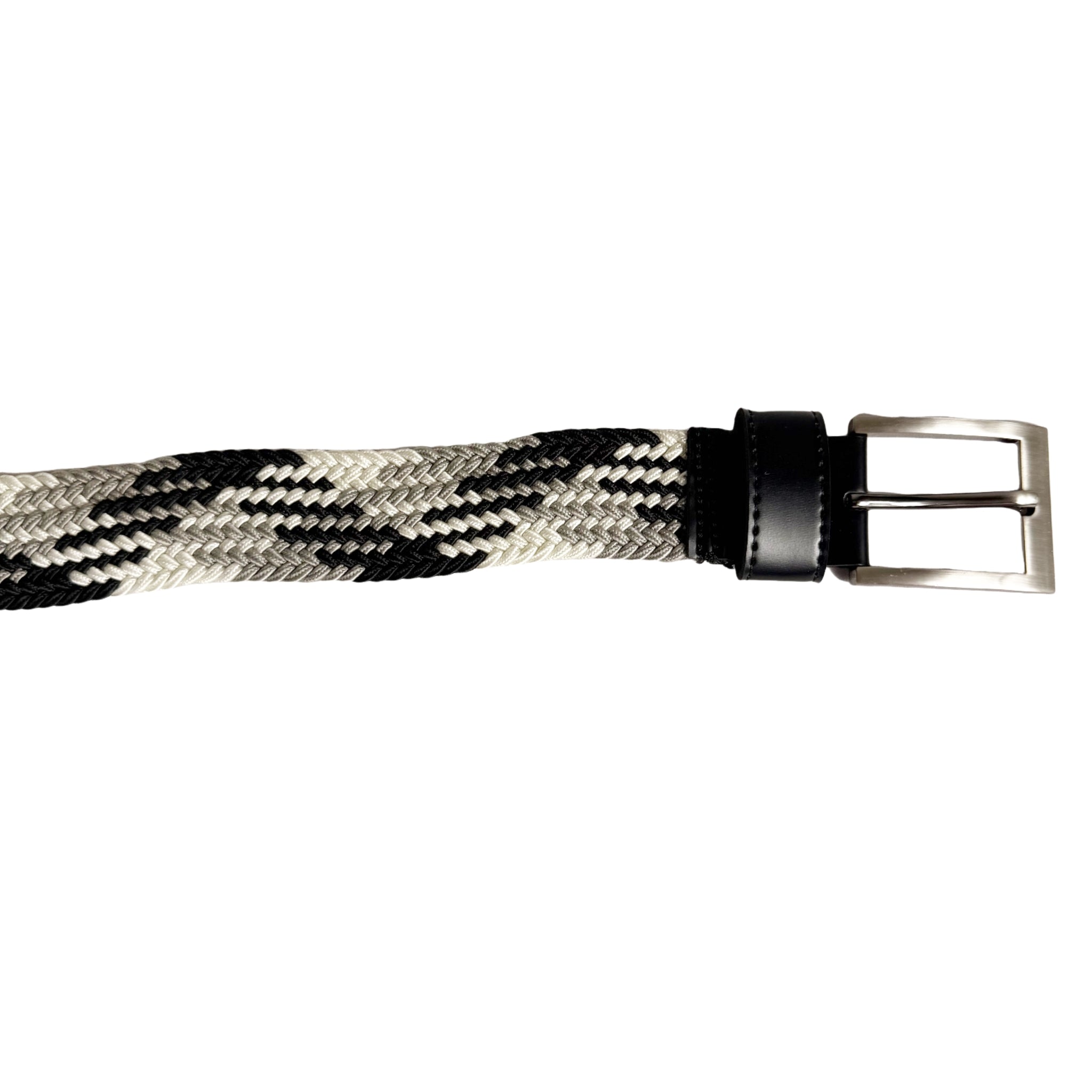 Bossini Woolen Stretch Grayscale Belt