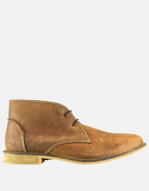 Old Khaki Vellie Tan Leather Boot