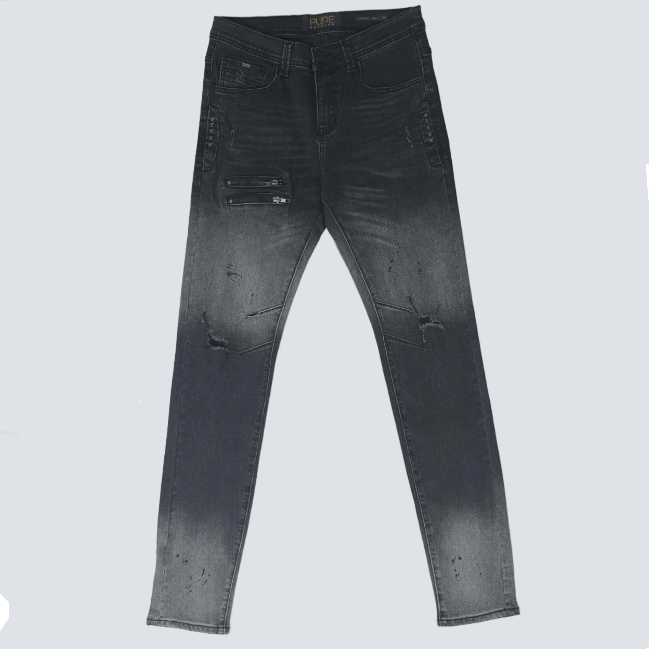 PURE PREMIUM Savona Black Skinny Jean