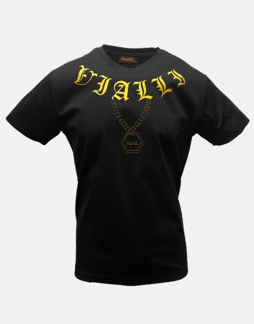 Vialli Inasta Black T shirt