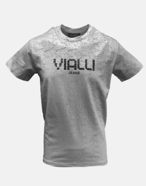 Vialli Istar Wax Silver Grey T shirt