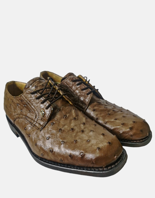 Crockett & Jones Leather Adam Genuine Ostrich Kango Ostrich Shoe