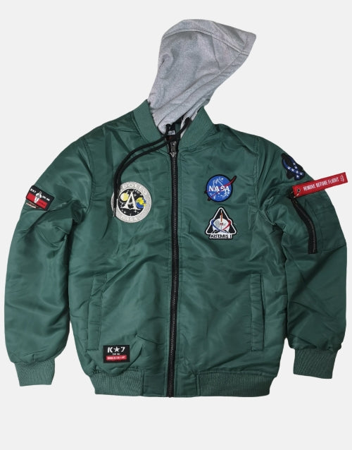 K Star 7 Dark Sage Alpha Nasa Jacket