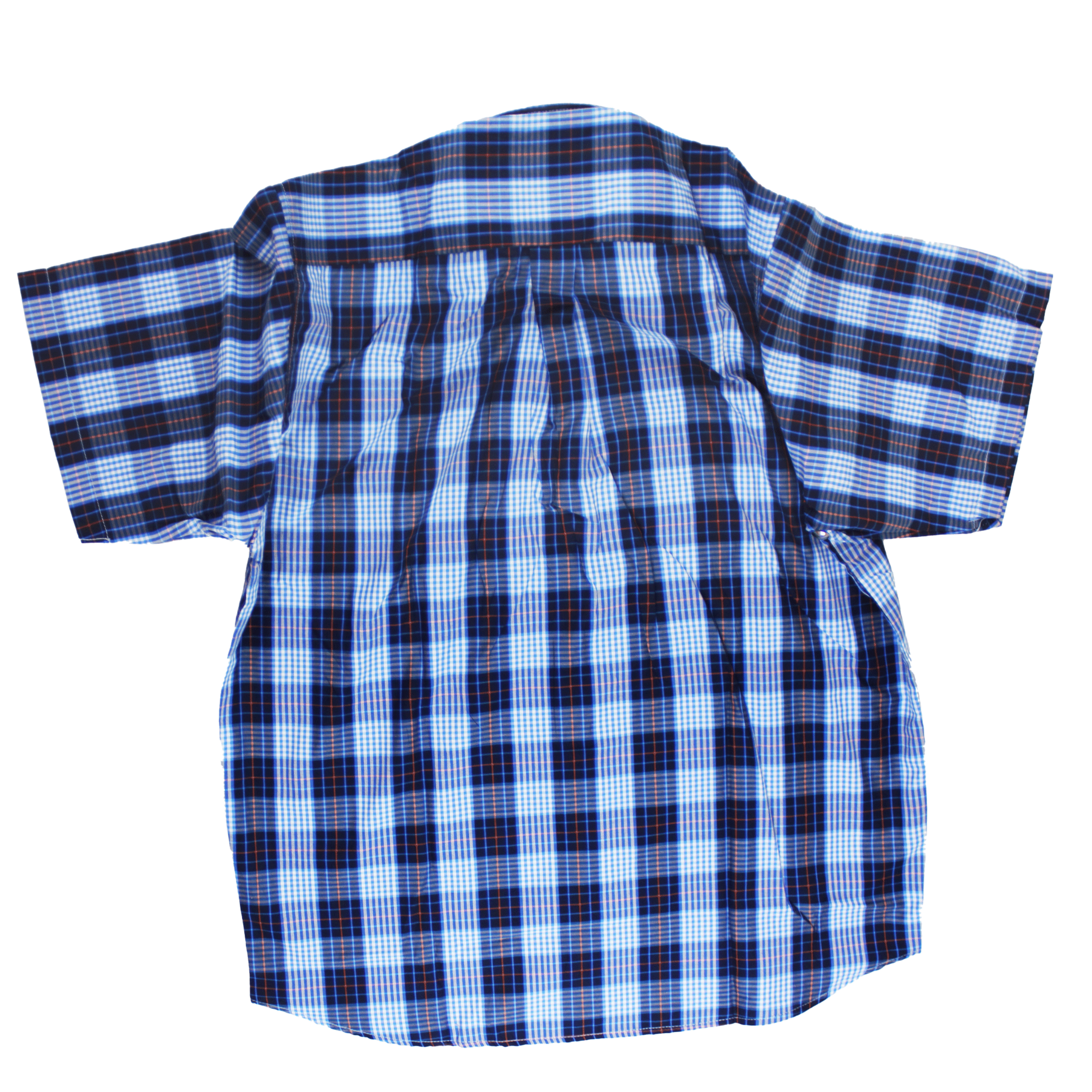 AERO Blue Checkered S/S Shirt