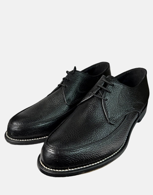 Barker Grain Leather Status Black Shoe
