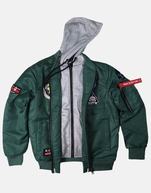 K Star 7 Dark Sage Alpha Nasa Jacket