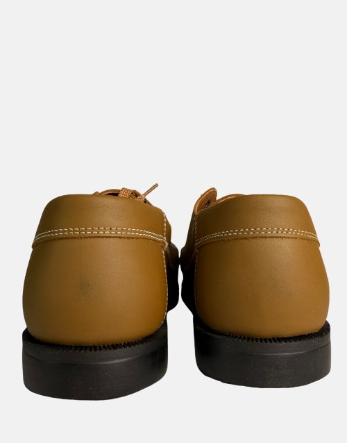 Dakota Carson Leather Dockside Boat Shoe Tan