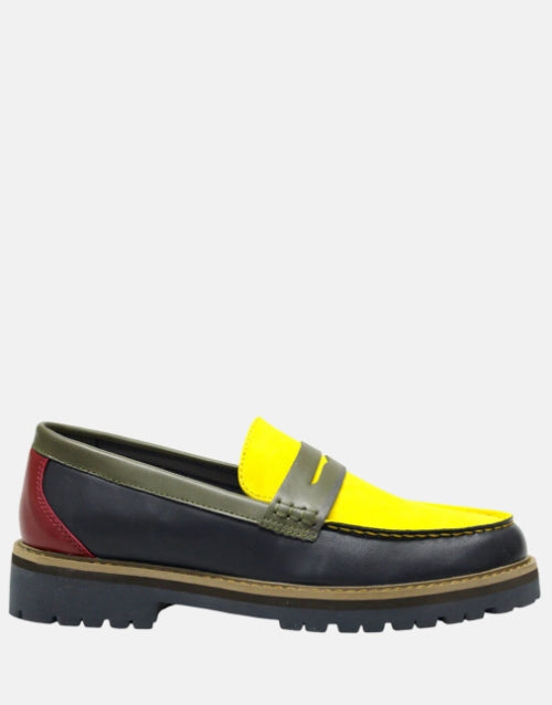 Klevas Leather Lufiano Multi Penny Moccasin