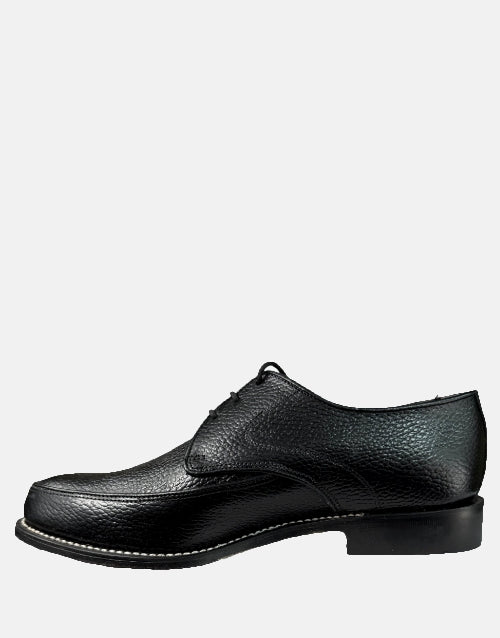 Barker Grain Leather Status Black Shoe