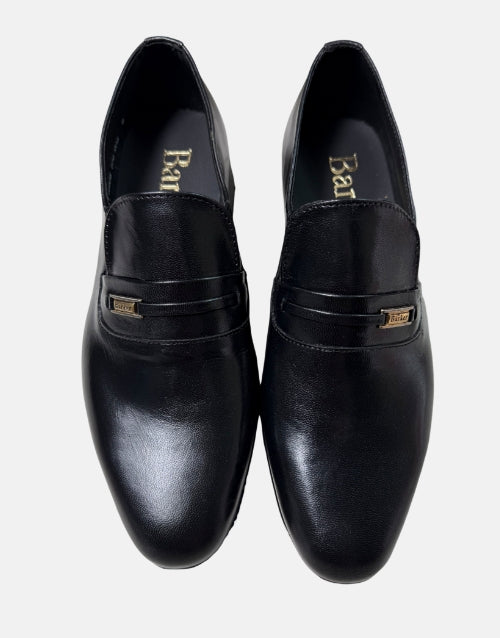 Barker Arthur Black Glace Kid Moccasin