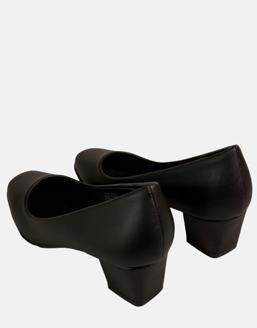 Ladies Carlo Bossi Black Block High Heels