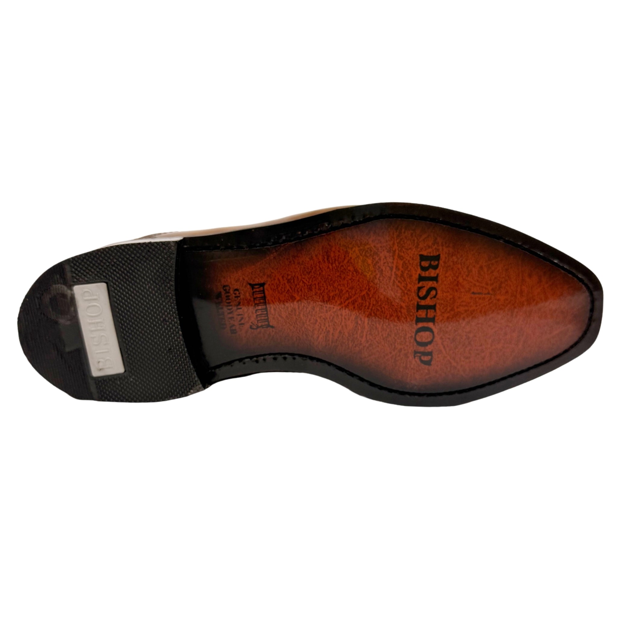 Bishop Leather Ivywood Hi-Shine Tan Shoe