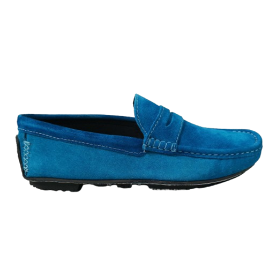 JERICO Carvella Suede Teal Blue Driver