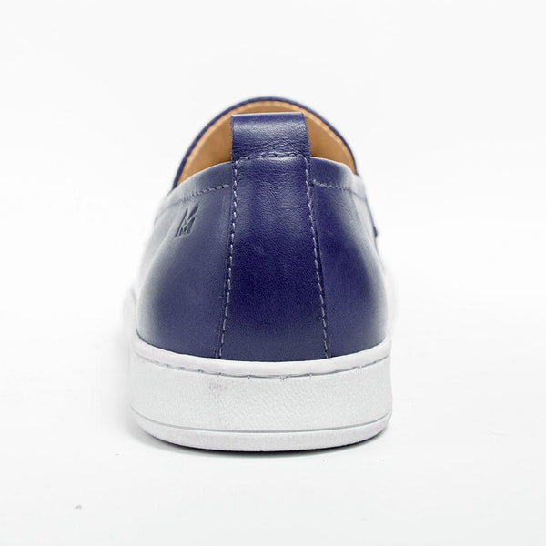 MMS Leather Italian Classic Navy Moccasin