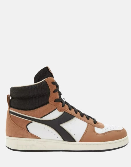 Diadora Leather Basket Mid Brown Earth Sneaker