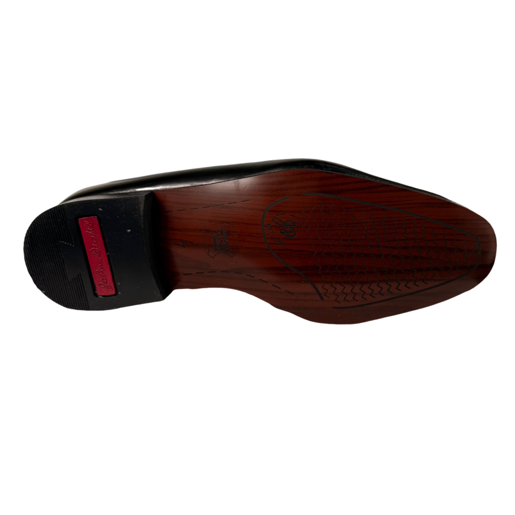 John Drake Leather Black Mocassin