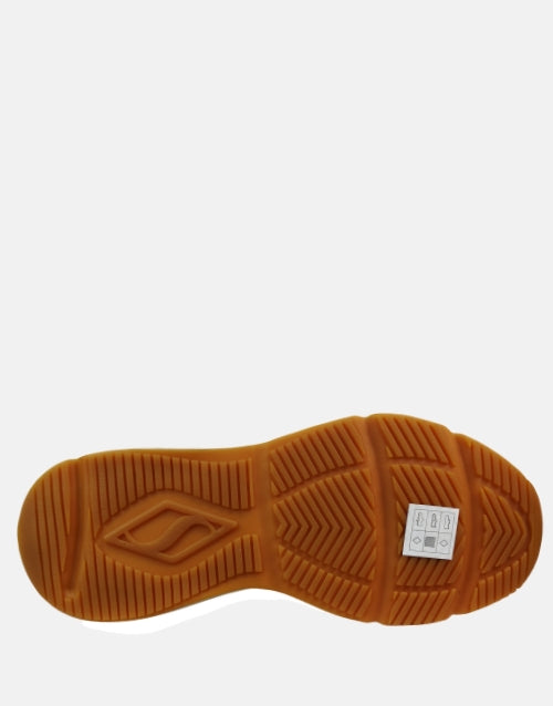 Skechers Ladies Tres Air Uno Olive Sneaker