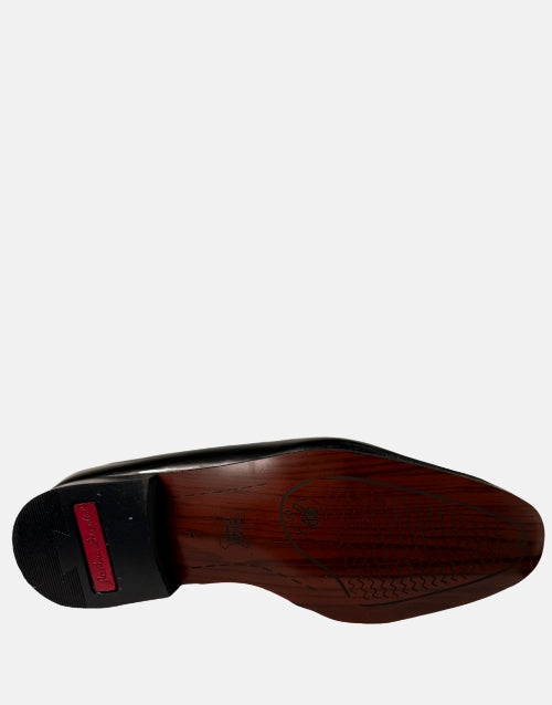 John Drake Leather Black Mocassin