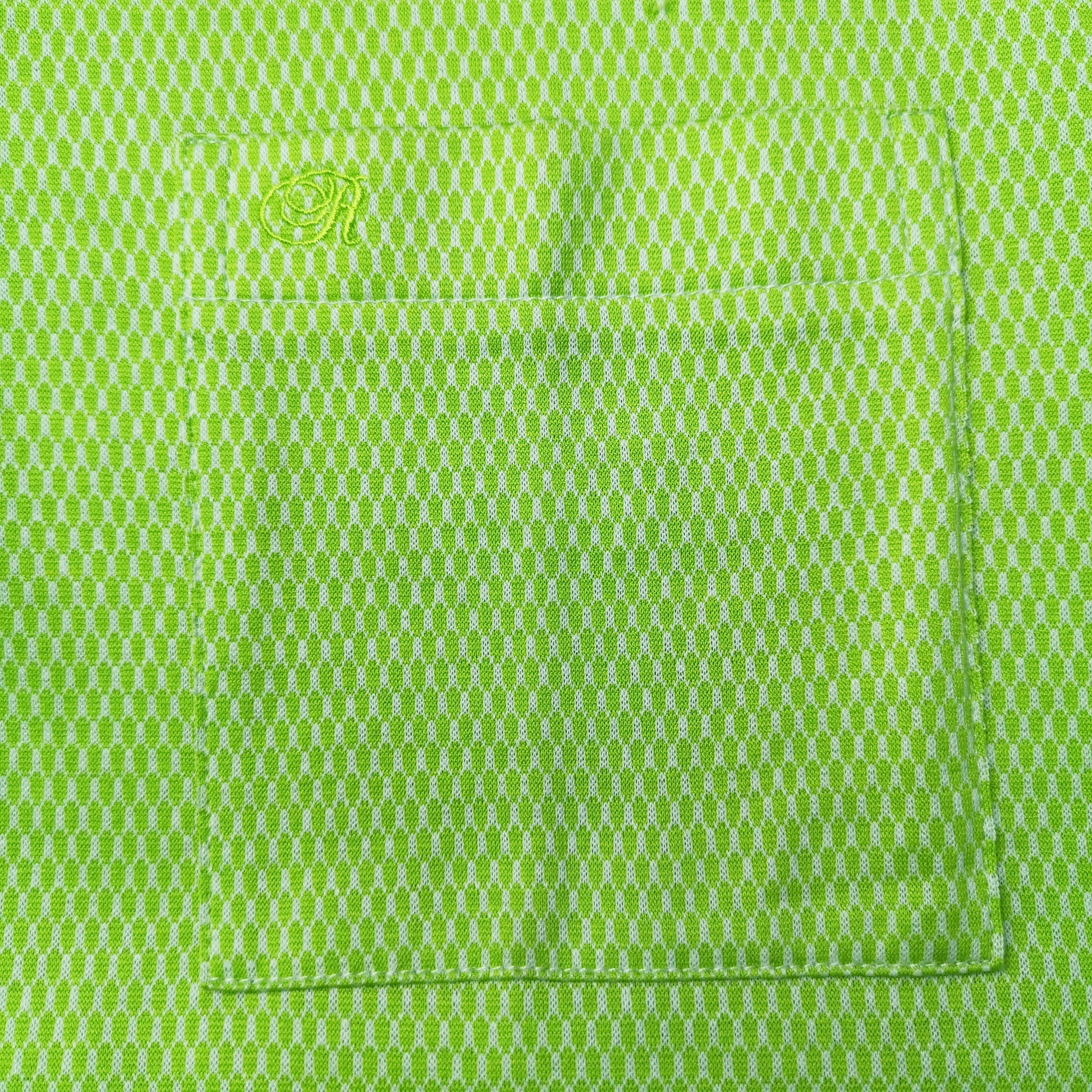 Rossini Italian Double Mercerised Cotton Lime Golfer