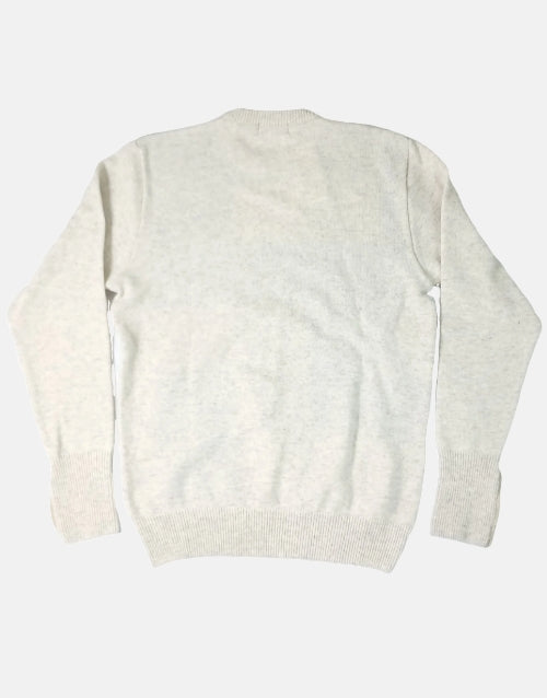 Grant of Scotland Color Block Oat Lambs Wool Knitwear