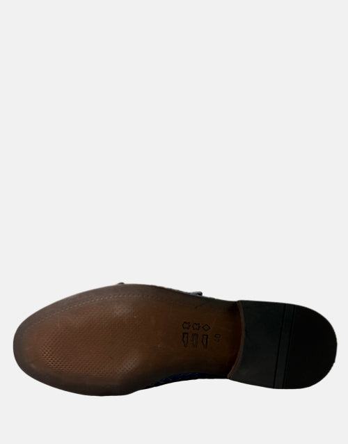 Calvano Blue Monk Strap