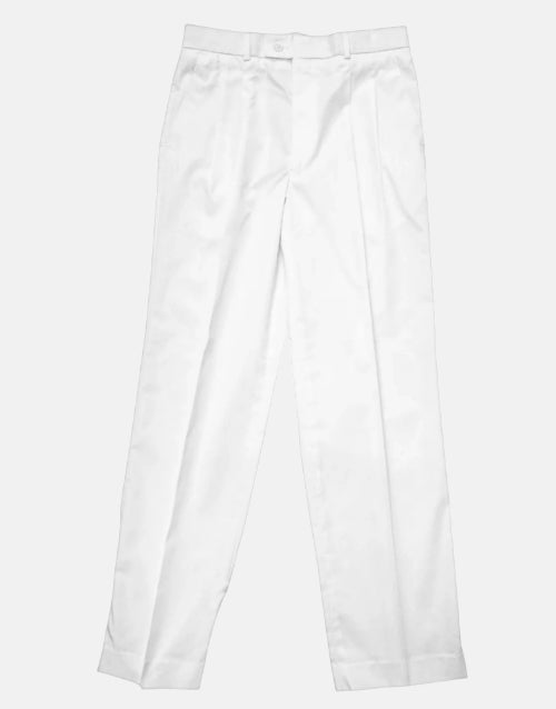 WHITE PLAIN SLACK TROUSER