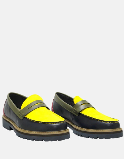 Klevas Leather Lufiano Multi Penny Moccasin